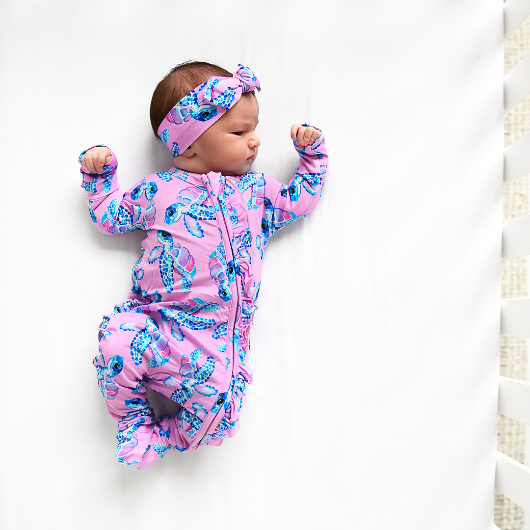 Waverly Sea Turtles TOPKNOT HEADBAND - Gigi and Max