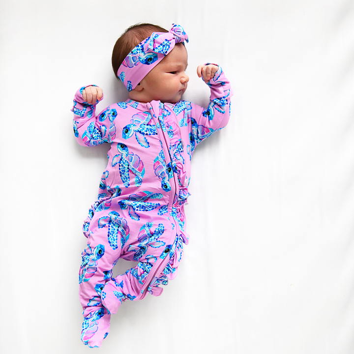 Waverly Sea Turtles TOPKNOT HEADBAND - Gigi and Max