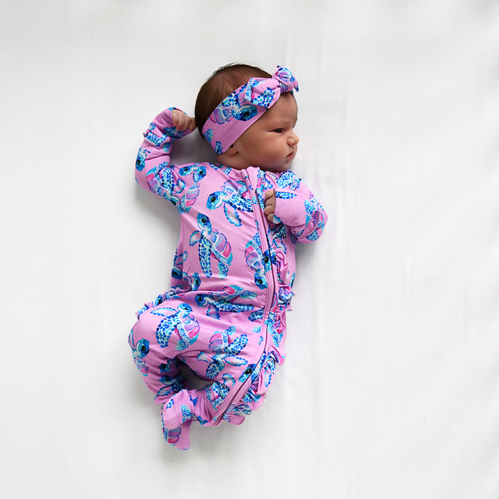 Waverly Sea Turtles TOPKNOT HEADBAND - Gigi and Max