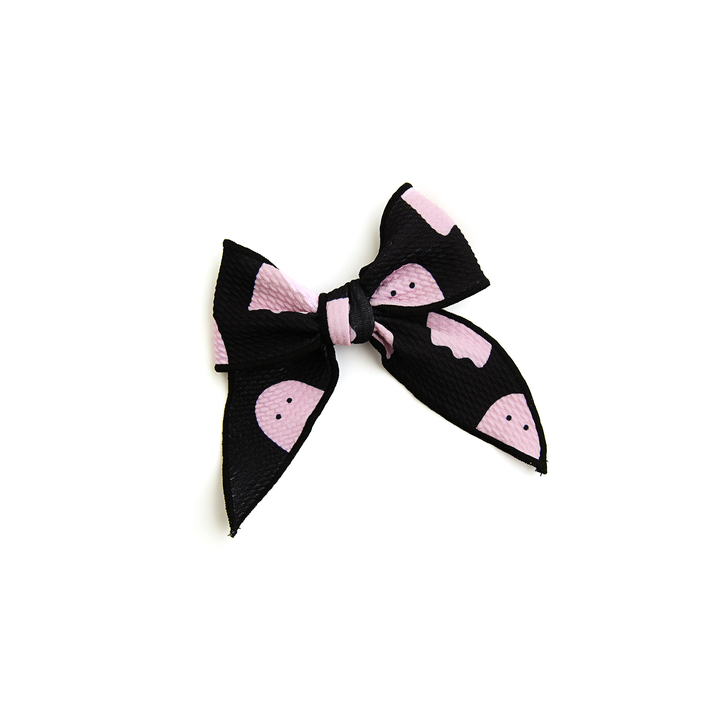 Shade Black Ghost CLIP BOW - Gigi and Max
