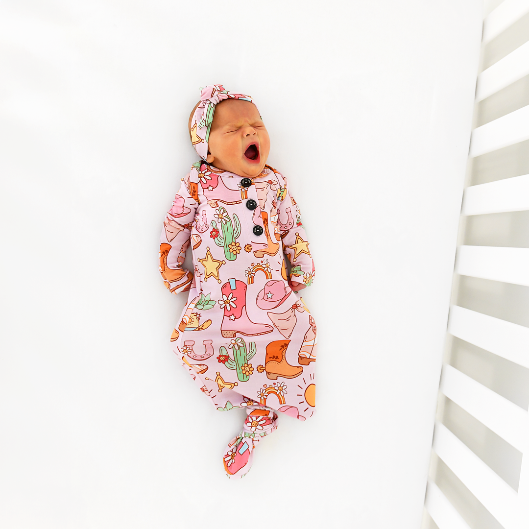 Lainey Pink Western GOWN - Gigi and Max