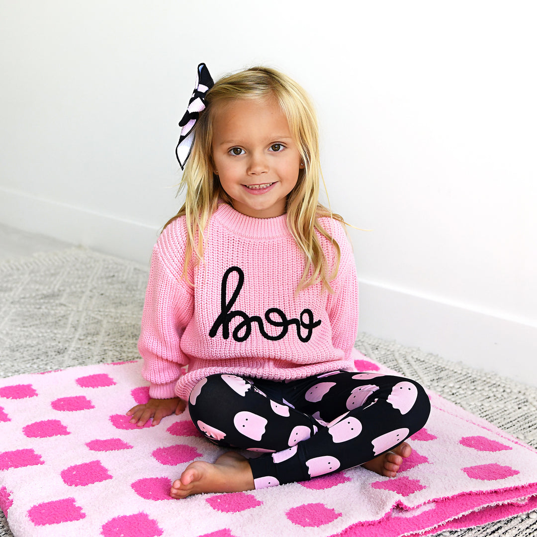 Boo Pink SWEATER - Gigi and Max