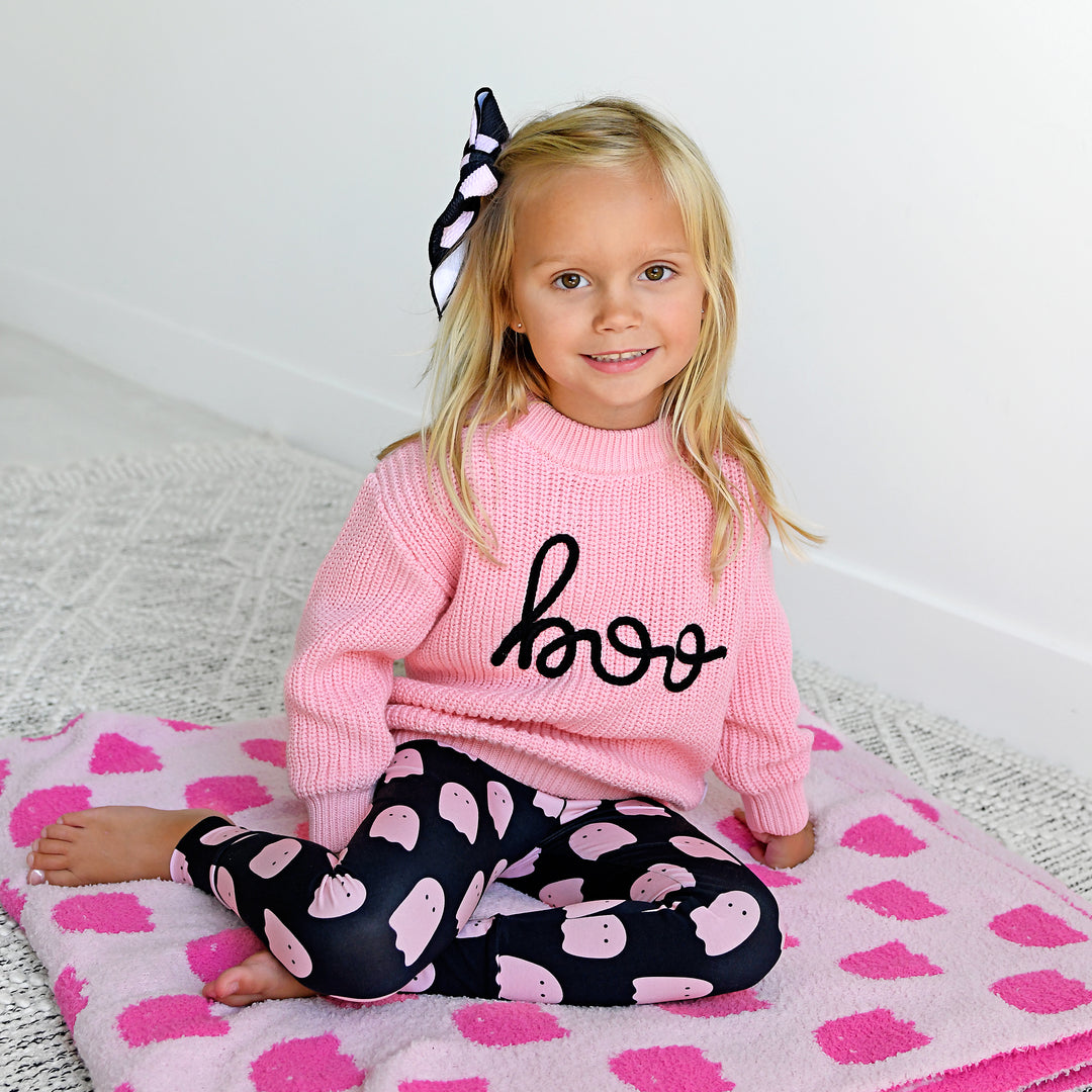 Boo Pink SWEATER - Gigi and Max