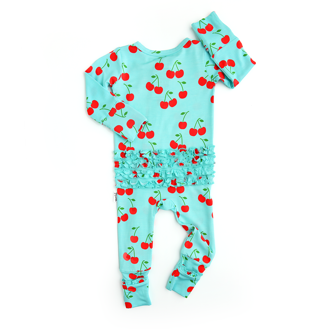 Jojo Cherries RUFFLE ZIP - Gigi and Max