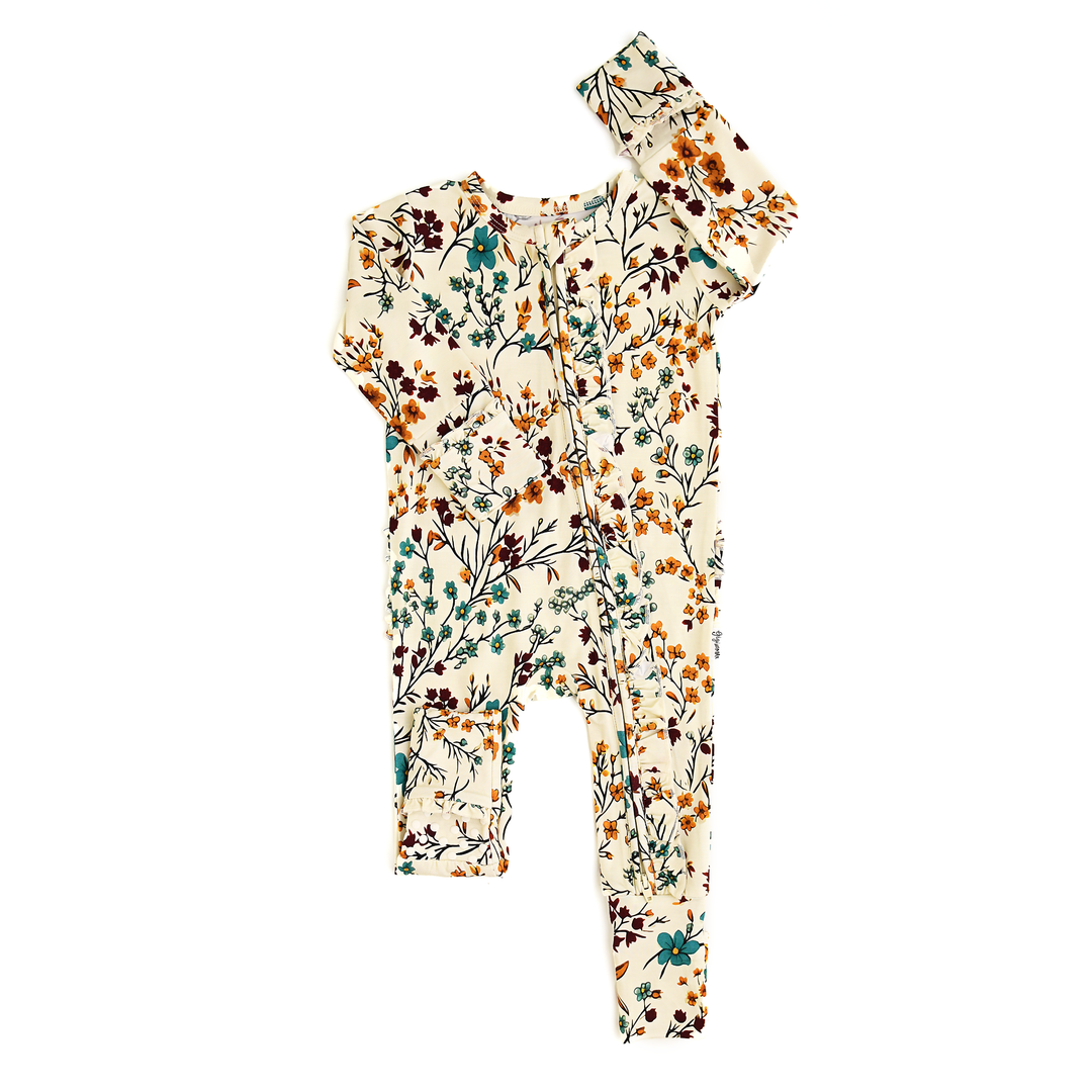 Maren Floral RUFFLE ZIP - Gigi and Max
