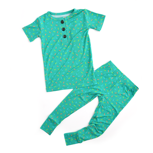 Teal Sprinkles TWO PIECE - Gigi and Max