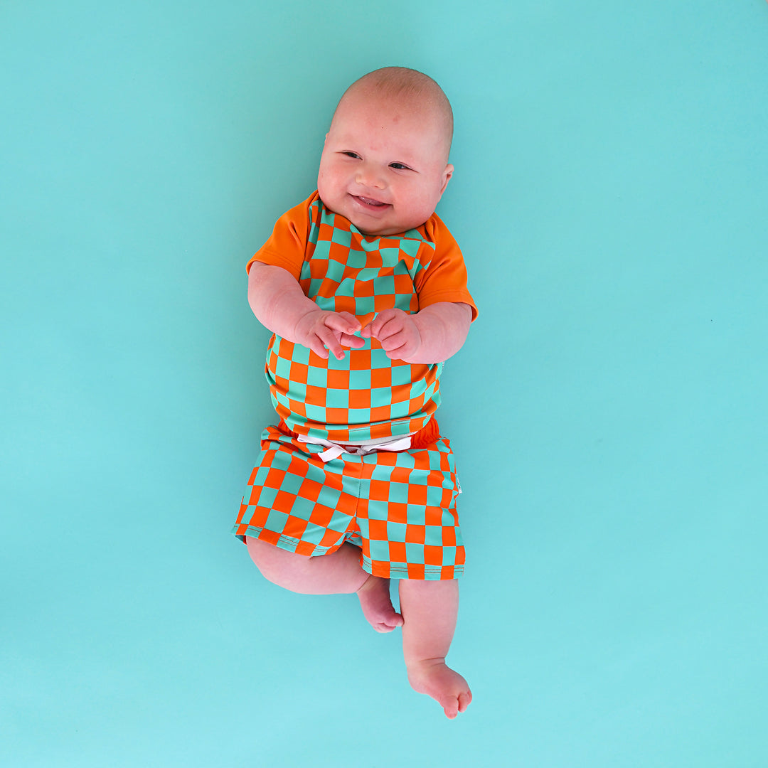 Spencer Checks SWIM SHIRT