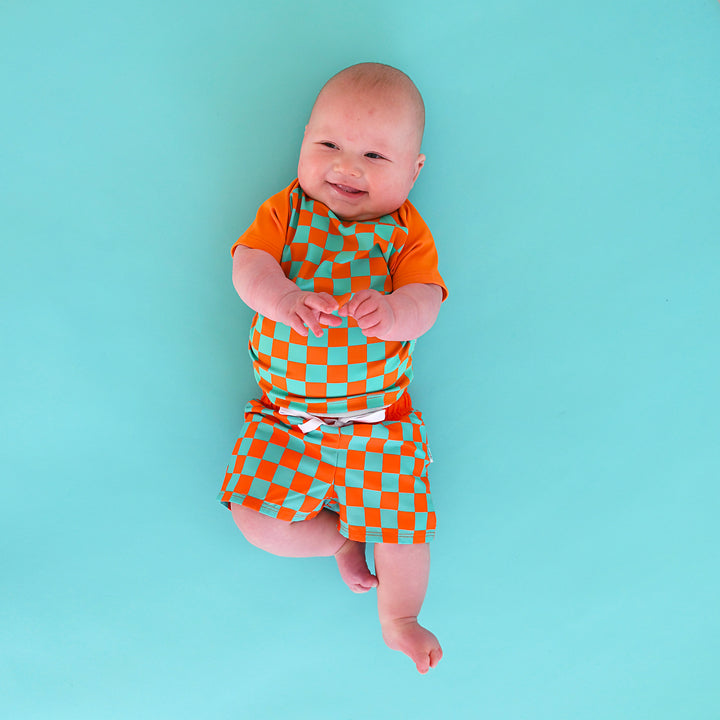 Spencer Checks SWIM SHIRT