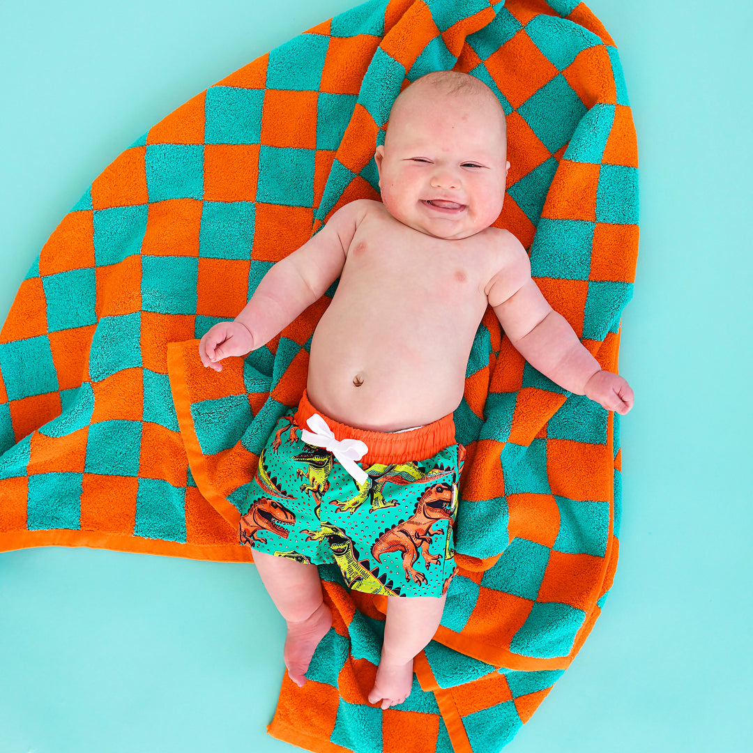 Spencer Checks BEACH TOWEL - Gigi and Max
