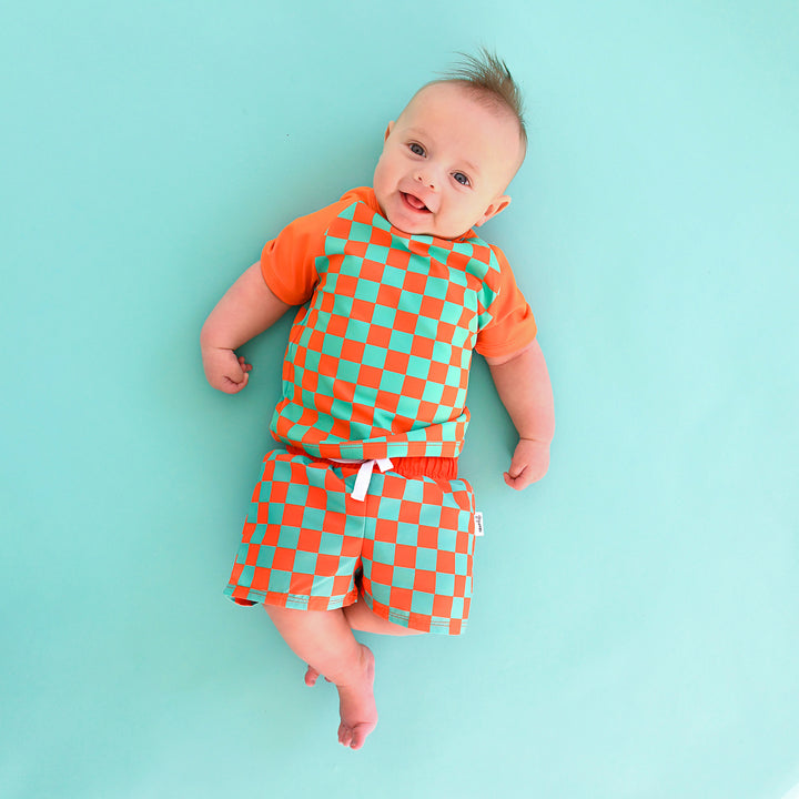 Spencer Checks SWIM SHIRT