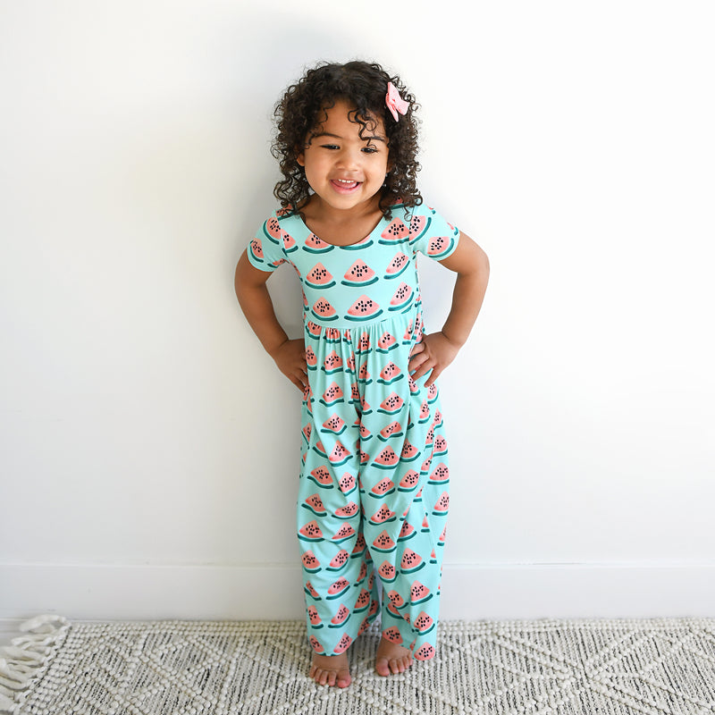 Gigi and Max Cameron Watermelon Romper