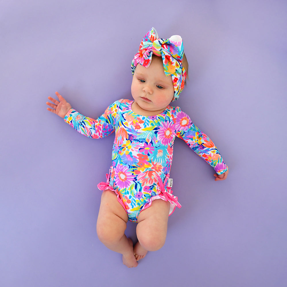 Megan Floral HEADWRAP - Gigi and Max