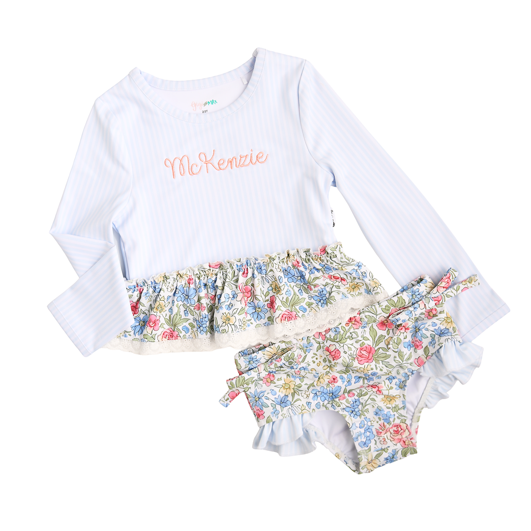 Vera RASH GUARD TWO PIECE SWIM SET