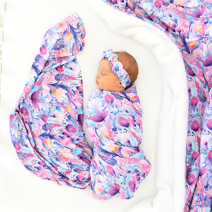Ayla Floral TOPKNOT HEADBAND - Gigi and Max