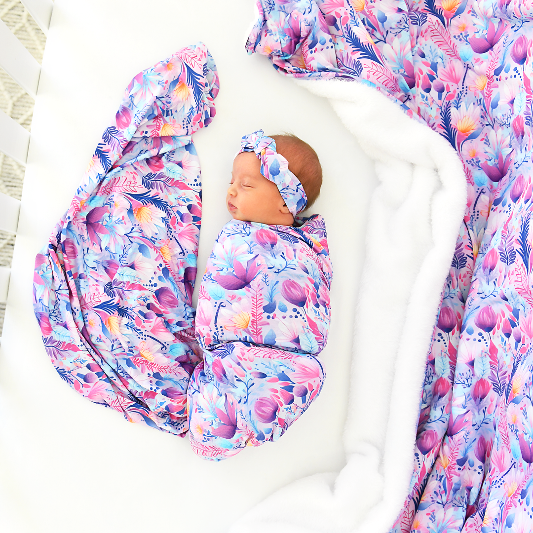 Ayla Floral TOPKNOT HEADBAND - Gigi and Max