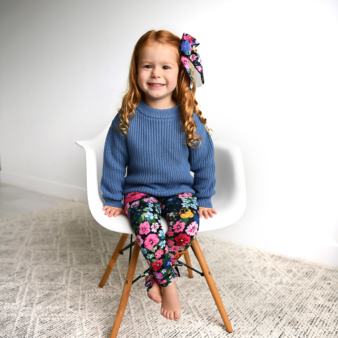 Steel Blue SWEATER - Gigi and Max