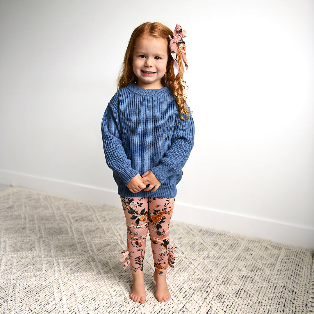 Steel Blue SWEATER - Gigi and Max