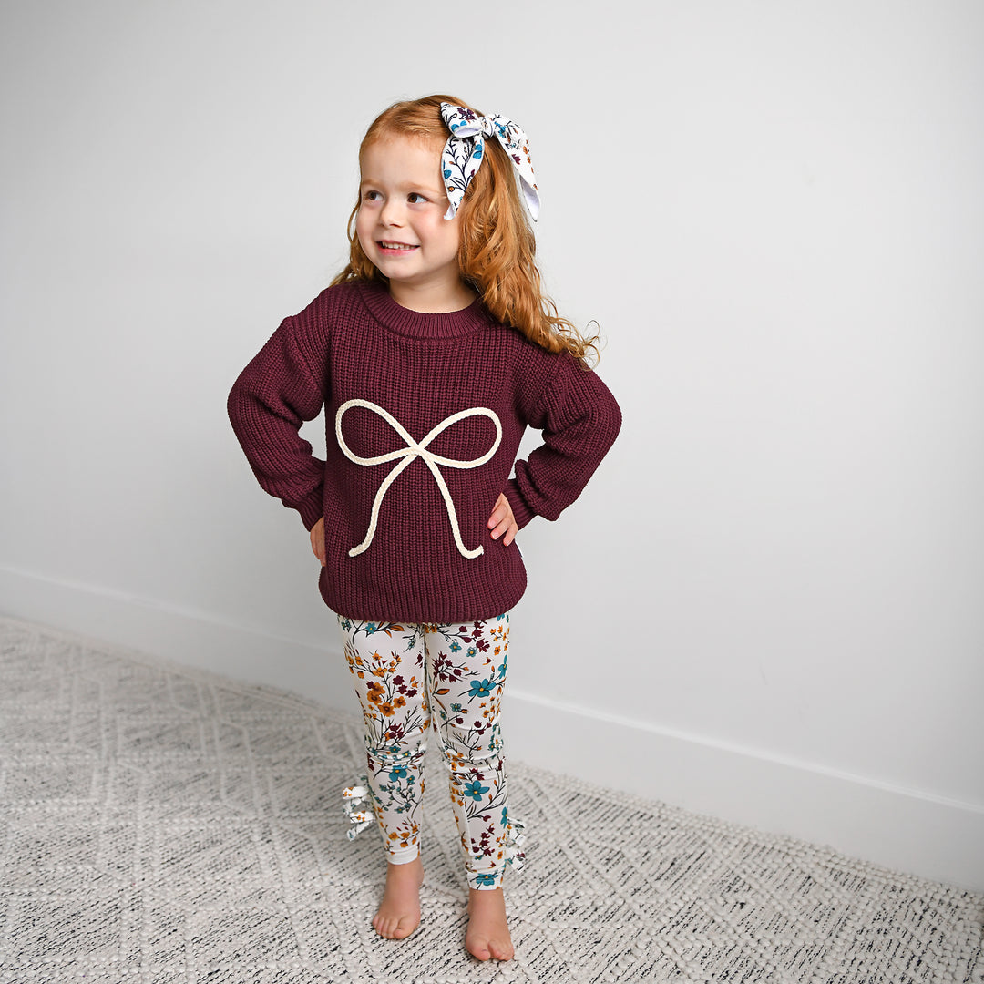 Maren BOW LEGGINGS - Gigi and Max