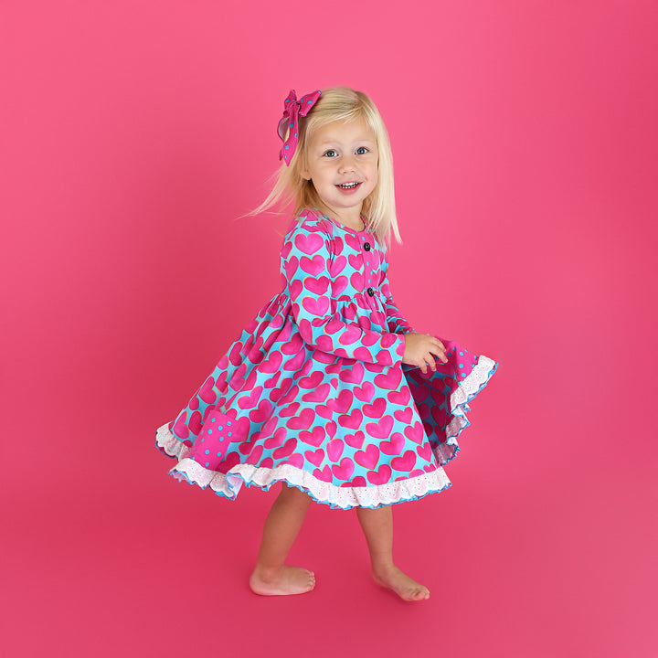 Cora BUTTON DRESS - Gigi and Max
