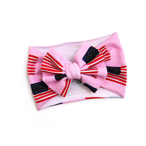 Betty Pink Flag HEADWRAP - Gigi and Max