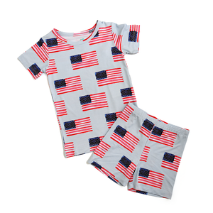 George Blue Flag TWO PIECE - SHORTS - Gigi and Max