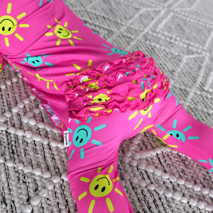 Brittany Smiley Face RUFFLE ZIP - Gigi and Max