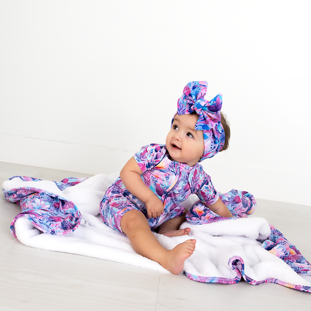 Ayla Floral SHORTY ZIP - Gigi and Max