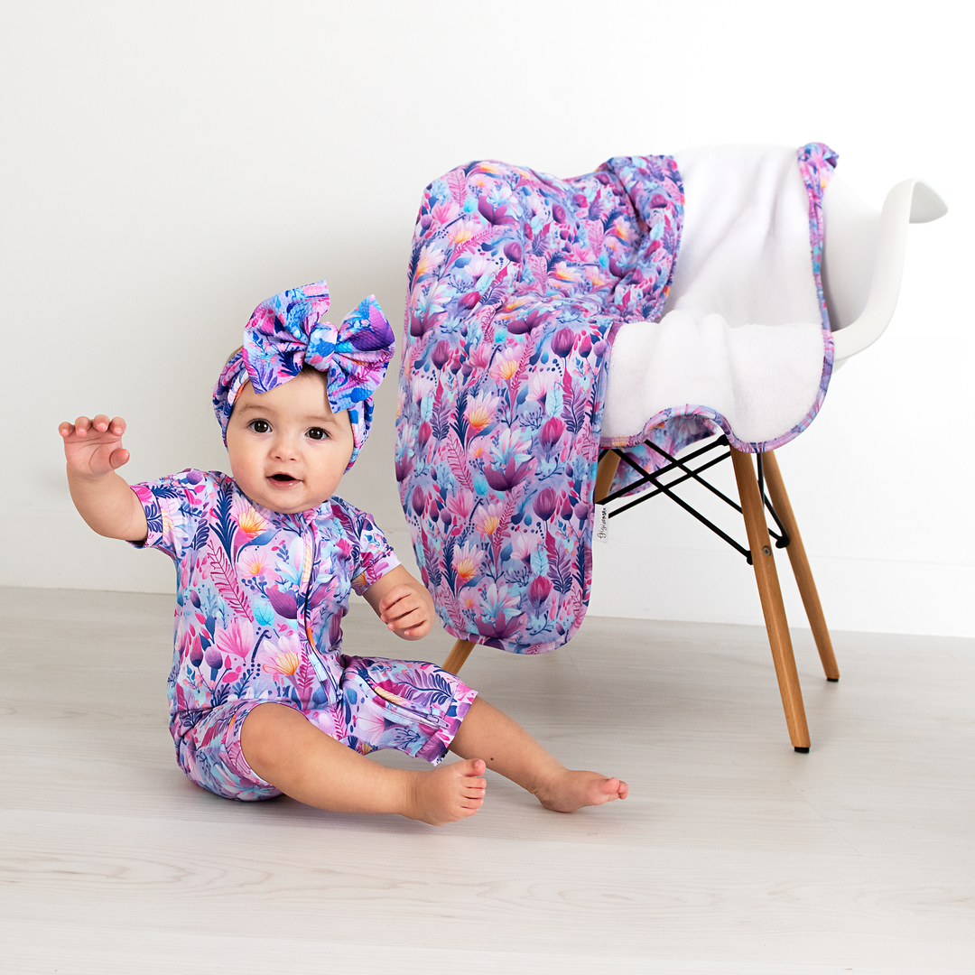 Ayla Floral SHORTY ZIP - Gigi and Max