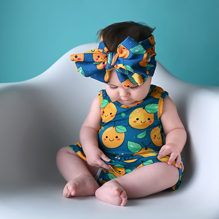Cutie Orange HEADWRAP - Gigi and Max