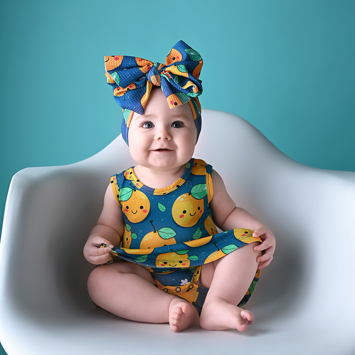Cutie Orange HEADWRAP - Gigi and Max