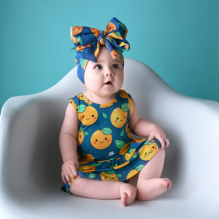 Cutie Orange HEADWRAP - Gigi and Max