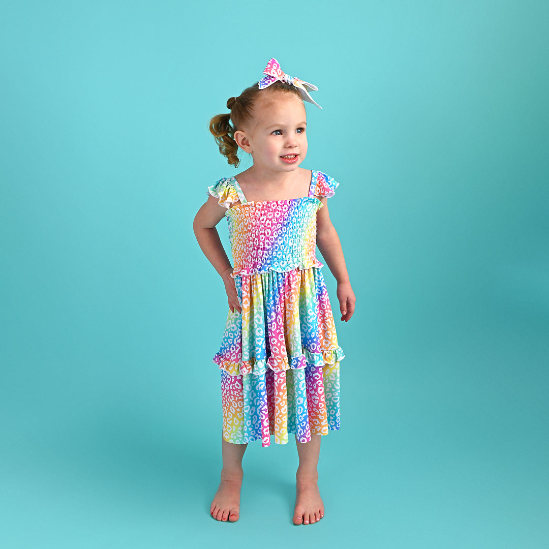 Summer Leopard CLIP BOW - Gigi and Max