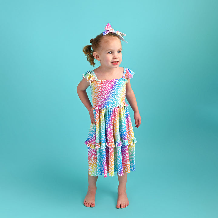 Summer Leopard CLIP BOW - Gigi and Max