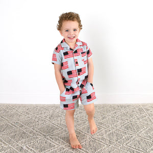 George Blue Flag ORGANIC COASTAL SET - Gigi and Max