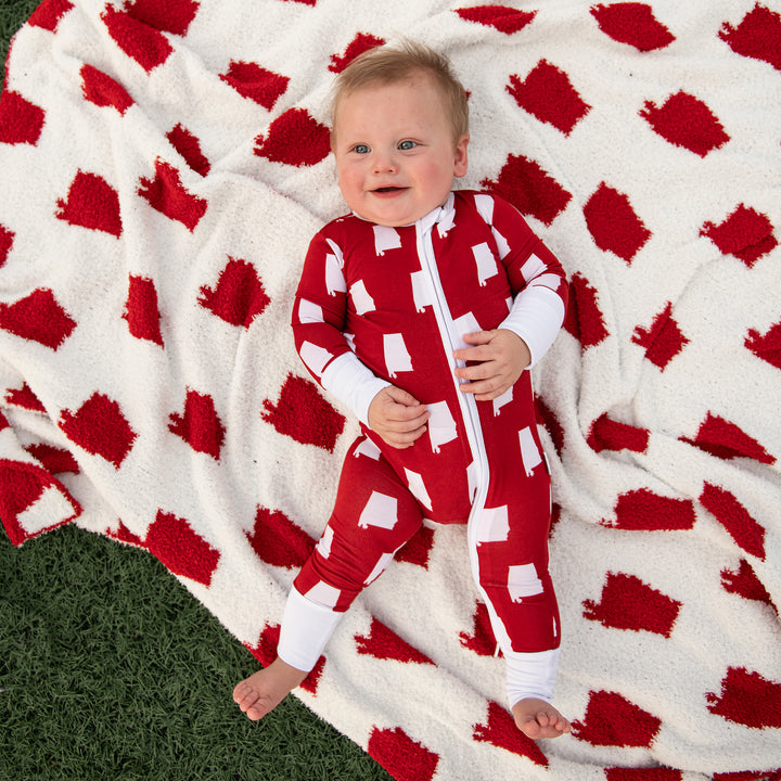 Alabama Crimson & White ZIP - Gigi and Max