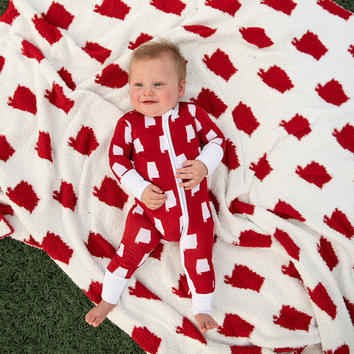 Alabama Crimson & White ZIP - Gigi and Max
