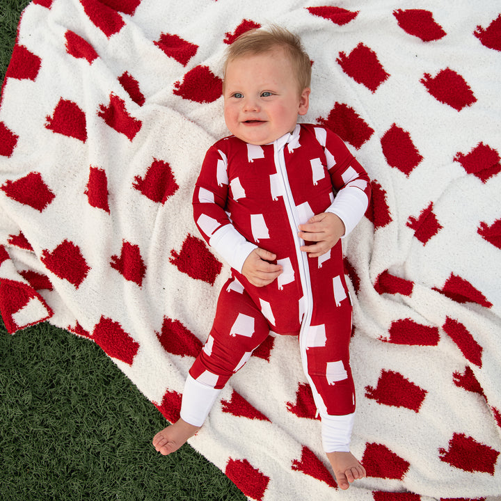 Alabama Crimson & White ZIP - Gigi and Max