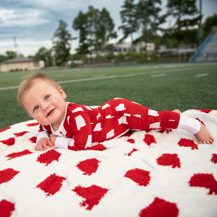 Alabama Crimson & White ZIP - Gigi and Max