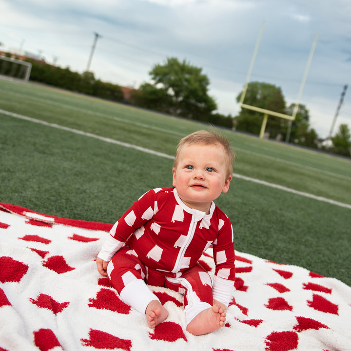 Alabama Crimson & White ZIP - Gigi and Max
