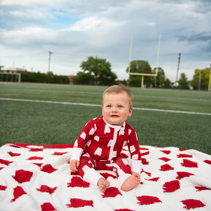 Alabama Crimson & White ZIP - Gigi and Max