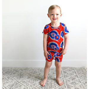 Boston Tie Dye Shorts TWO PIECE - OLD SIZING - Gigi and Max