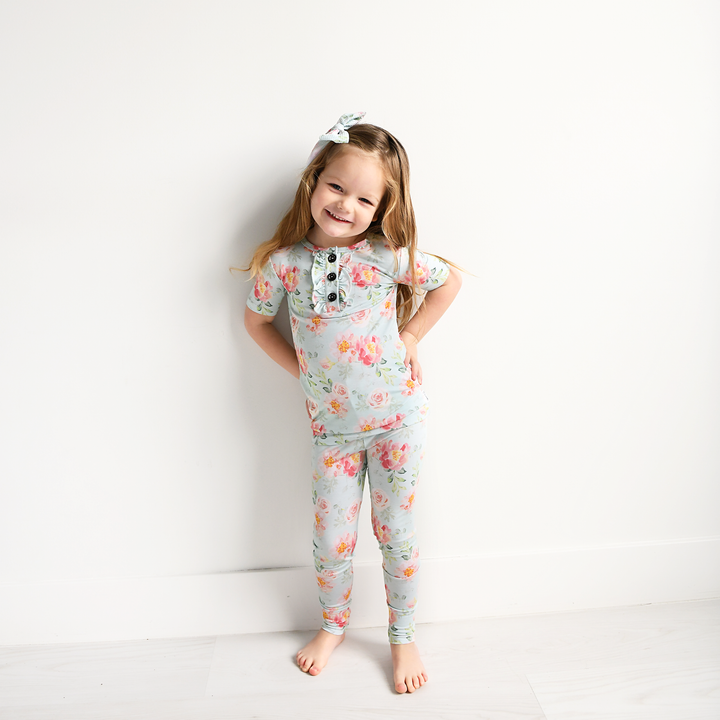 Mae Floral CLIP BOW - Gigi and Max