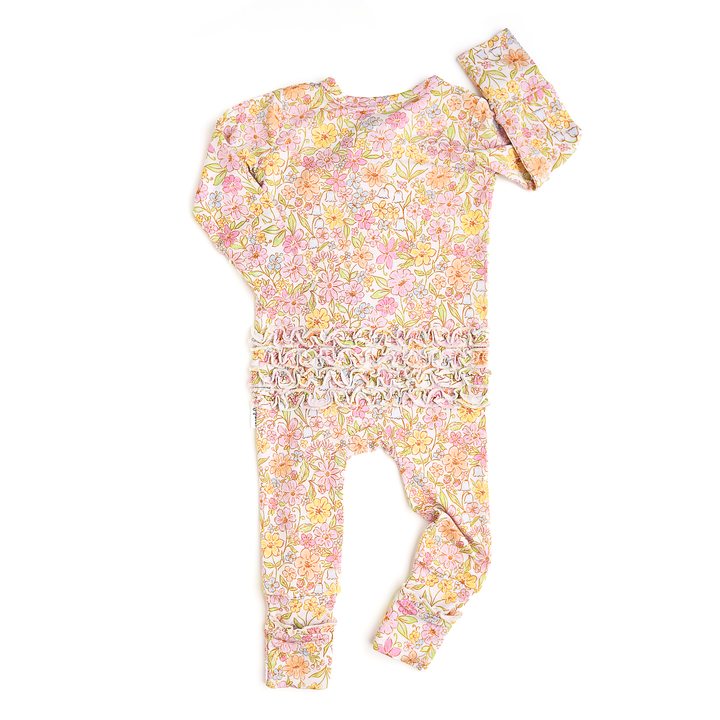 Kennedy Floral RUFFLE ZIP - Gigi and Max