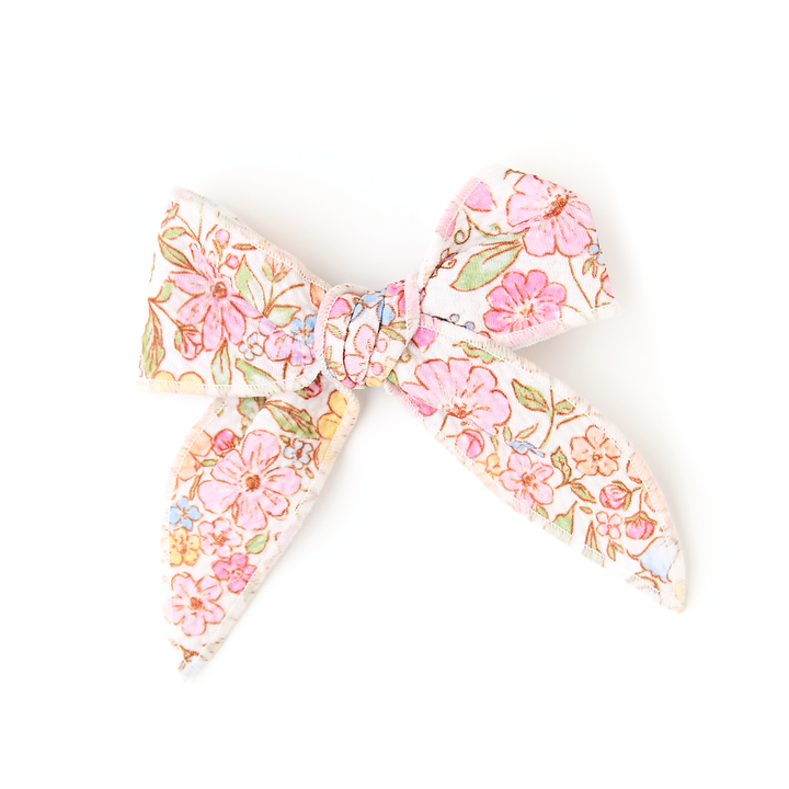 Kennedy Floral CLIP BOW - Gigi and Max