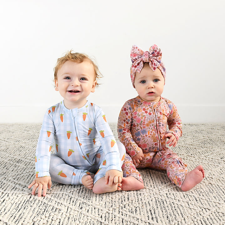 Henry Carrot Gingham ZIP - Gigi and Max