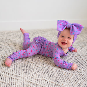 Purple Sprinkles HEADWRAP - Gigi and Max