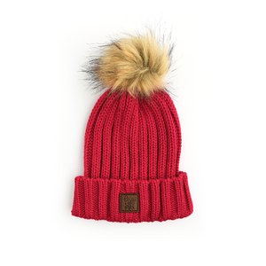 Magenta POM BEANIE - Gigi and Max