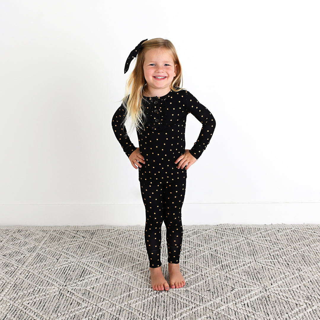 Hope Gold Dot RUFFLE TWO PIECE - Gigi and Max