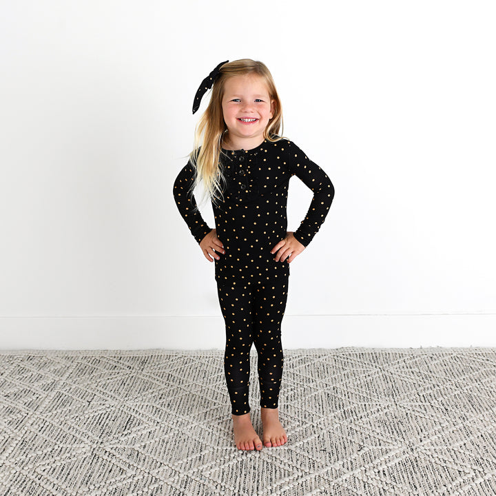 Hope Gold Dot CLIP BOW - Gigi and Max