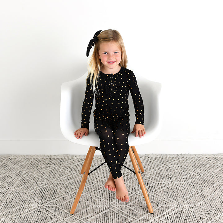 Hope Gold Dot CLIP BOW - Gigi and Max
